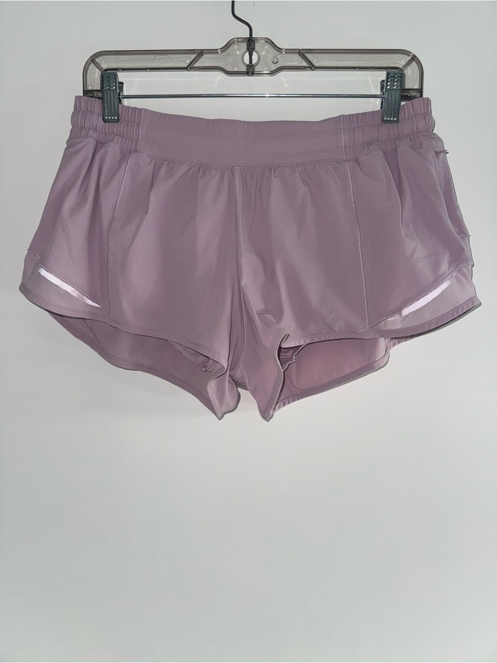 lululemon athletica Hotty Hot Lavender Mauve Running Shorts